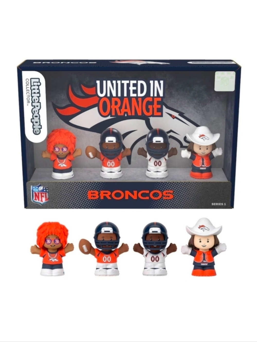 Fisher-Price Little People Collector x NFL Denver Broncos Set.
